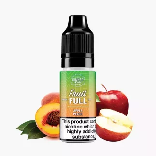 Dinner Lady Fruit FULL Salt Apple Peach 10 ml fľaša – jablko a broskyňa