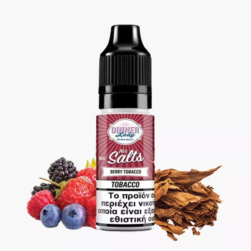 Dinner Lady Berry Tobacco Nic Salt 10 ml fľaša – lesné ovocie a tabak