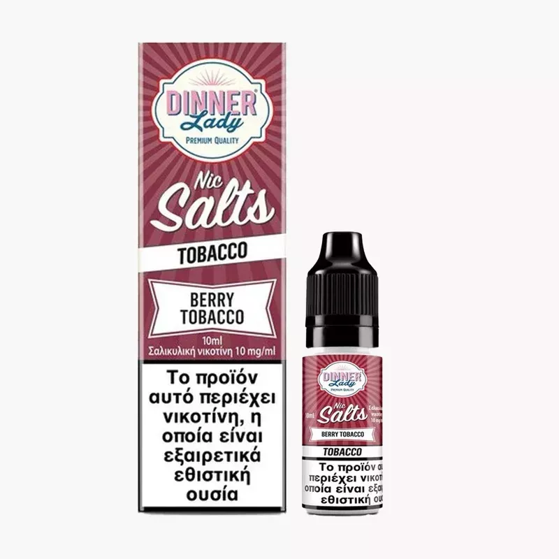 Dinner Lady Berry Tobacco Nic Salt 10 ml krabica – lesné ovocie a tabak