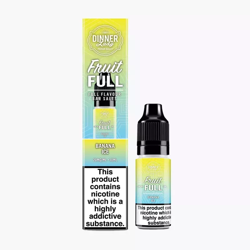 Dinner Lady Banana Ice Nic Salt 10 ml krabica – banán s ľadom