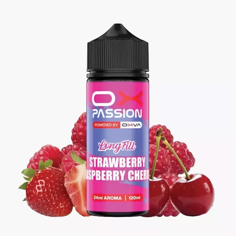 OXVA OX Passion Strawberry Raspberry Cherry – longfill 24 ml