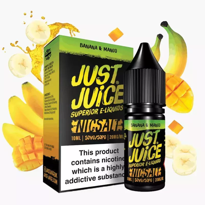 Just Juice Salt Banana & Mango 10 ml – nic salt e-liquid