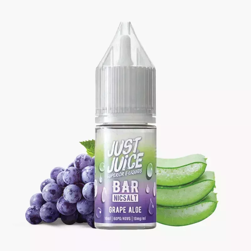 Just Juice Salt Grape & Aloe 10 ml fľaša – hrozno a aloe vera