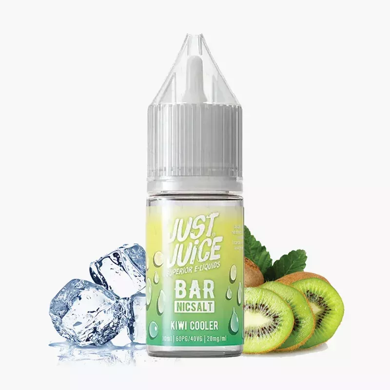 Just Juice Salt Kiwi Cooler 10 ml fľaša – chladivé kivi