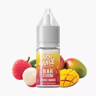 Just Juice Salt Lychee Mango 10 ml fľaša – liči a mango