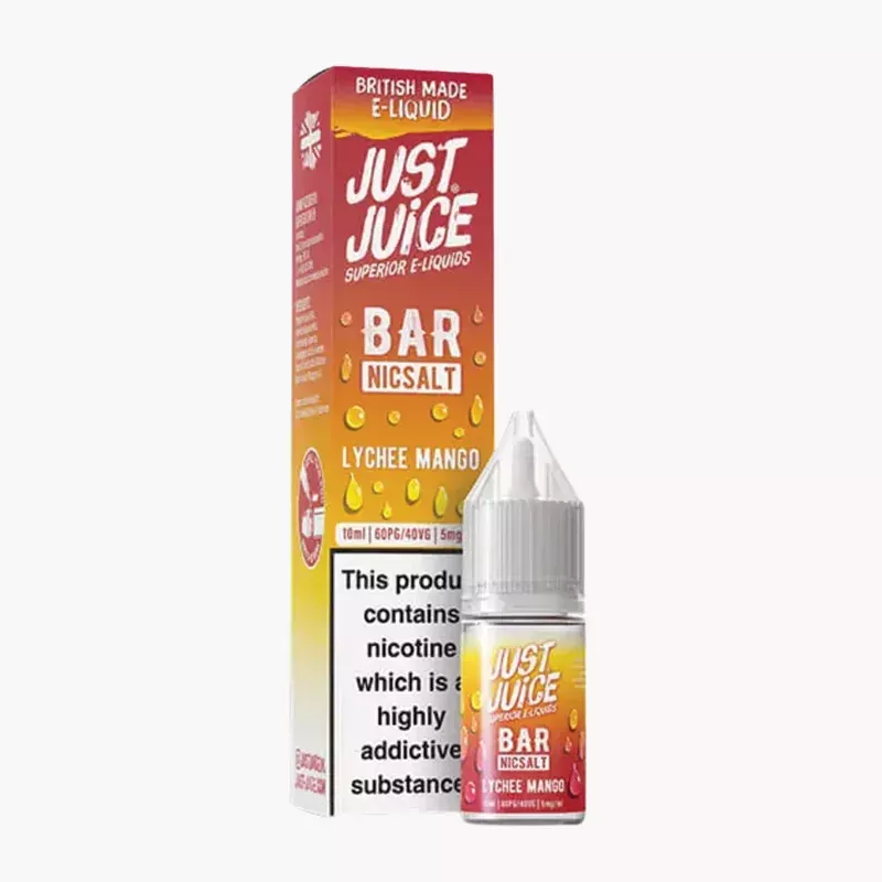 Just Juice Salt Lychee Mango 10 ml krabica – liči a mango