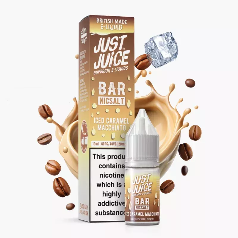 Just Juice Salt Iced Caramel Macchiato 10 ml
