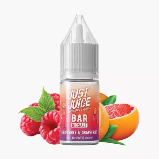 Just Juice Salt Raspberry Grapefruit 10 ml fľaša – malina a grapefruit