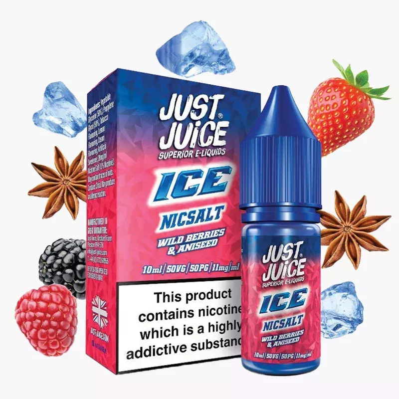 Just Juice Salt ICE Wild Berries Aniseed 10 ml