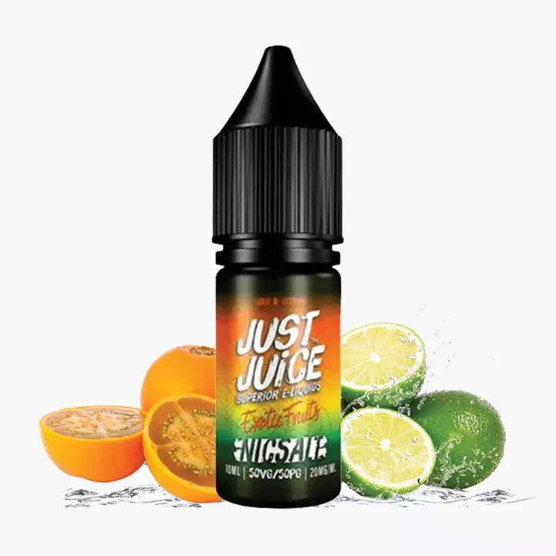 Just Juice Exotic Fruits Lulo & Citrus On Ice 10 ml fľaša – lulo a citrus s ľadom