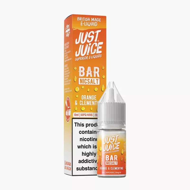 Just Juice Salt Orange Clementine 10 ml krabica – pomaranč a klementínka