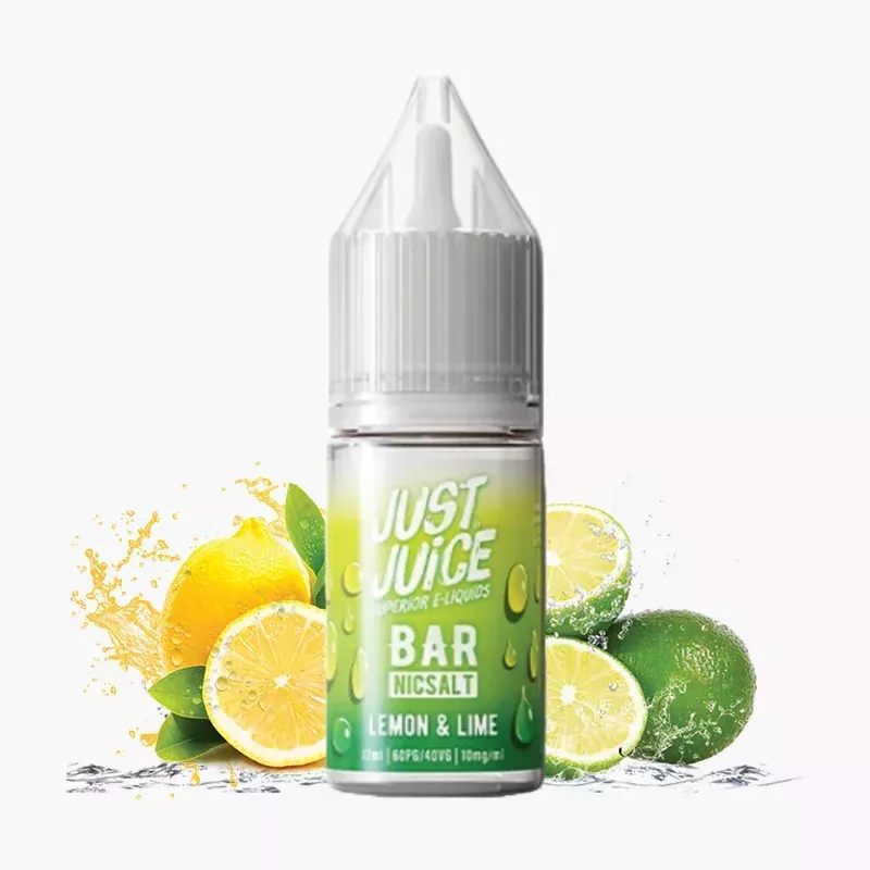 Just Juice Salt Lemon Lime 10 ml fľaša – citrón a limetka