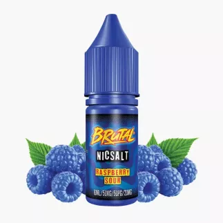Brutal Salts By Just Juice Raspberry Sour 10 ml fľaša – kyslá malina