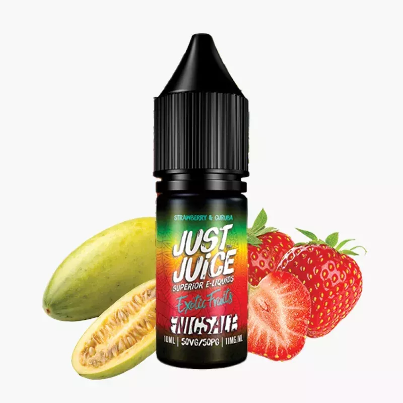 Just Juice Exotic Fruits Strawberry & Curuba 10 ml fľaša – jahoda a curuba