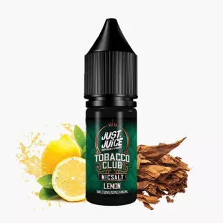 Just Juice Salt Tobacco Club Lemon 10 ml fľaša – tabak a citrón