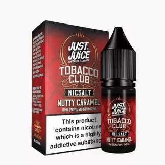 Just Juice Salt Tobacco Club Nutty Caramel 10 ml