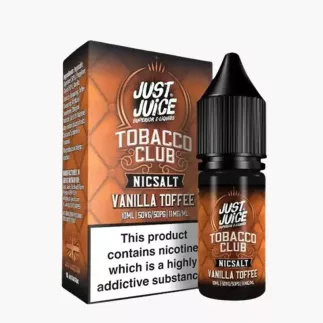 Just Juice Salt Tobacco Club Vanilla Toffee 50/50 10 ml