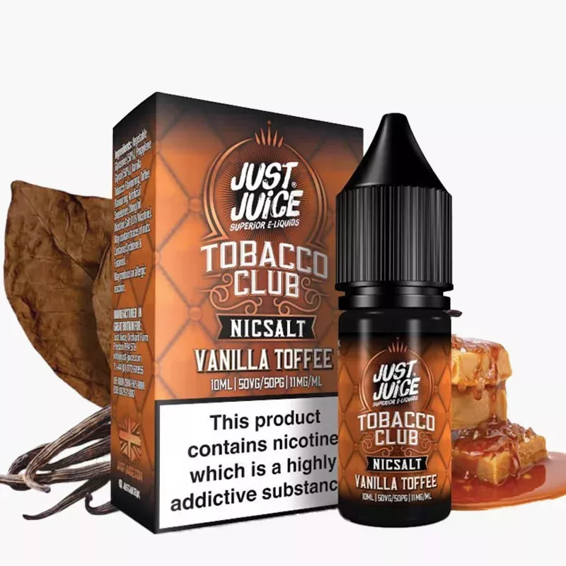 Just Juice Salt Tobacco Club Vanilla Toffee 50/50 10 ml
