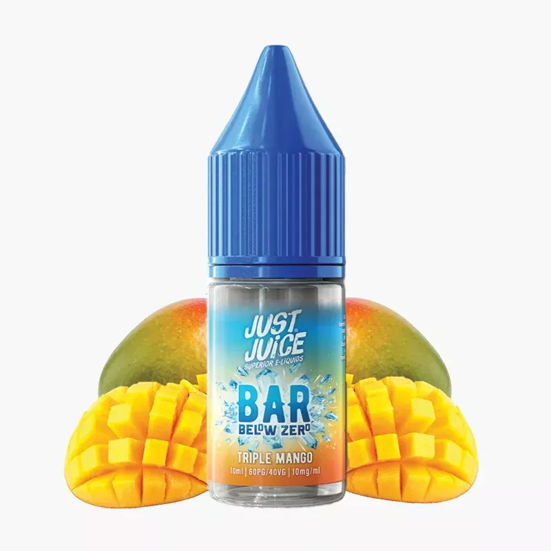 Just Juice Below Zero Salts Triple Mango 10 ml fľaša – trojité mango s ľadom