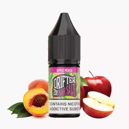 Drifter Apple Peach Nic Salt 10 ml e-liquid – lahvička, příchuť jablka a broskve