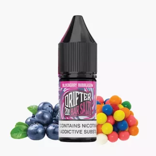Drifter Blueberry Bubblegum Nic Salt 10 ml e-liquid fľaša – čučoriedka a žuvačka