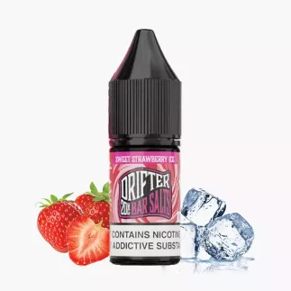 DRIFTER Bar Salts Sweet Strawberry Ice 10 ml fľaša – sladká jahoda s ľadom