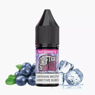 DRIFTER Bar Salts Sweet Blueberry Ice 10 ml fľaša – sladká čučoriedka s ľadom