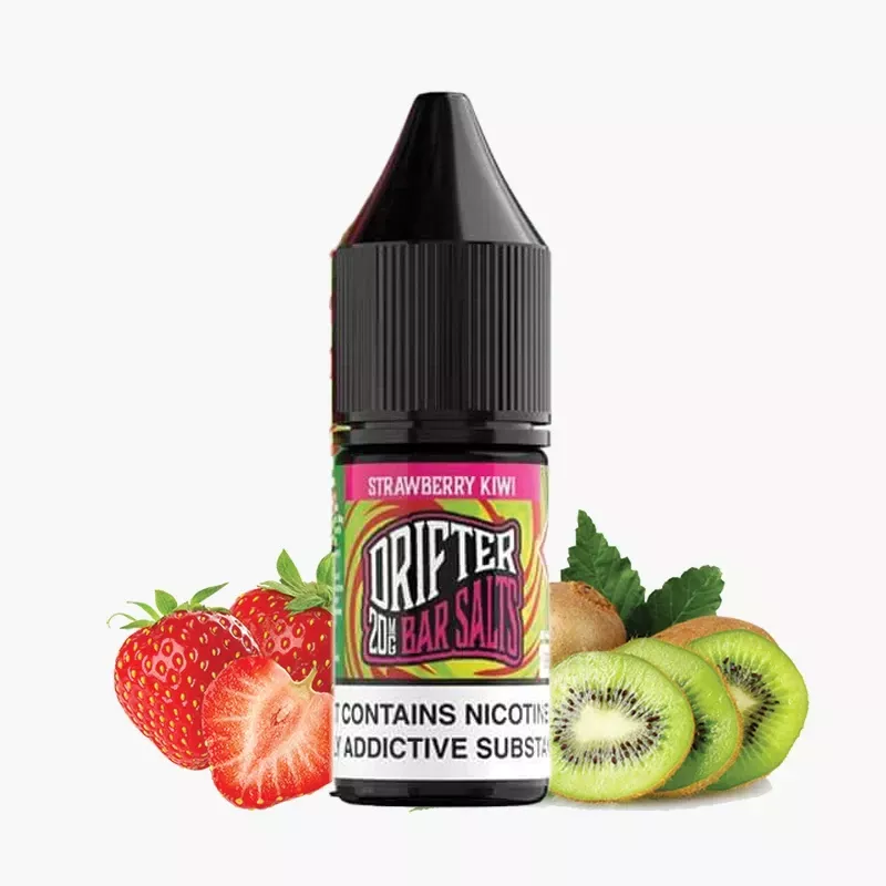 DRIFTER Bar Salts Strawberry Kiwi 10 ml fľaša – jahoda a kivi