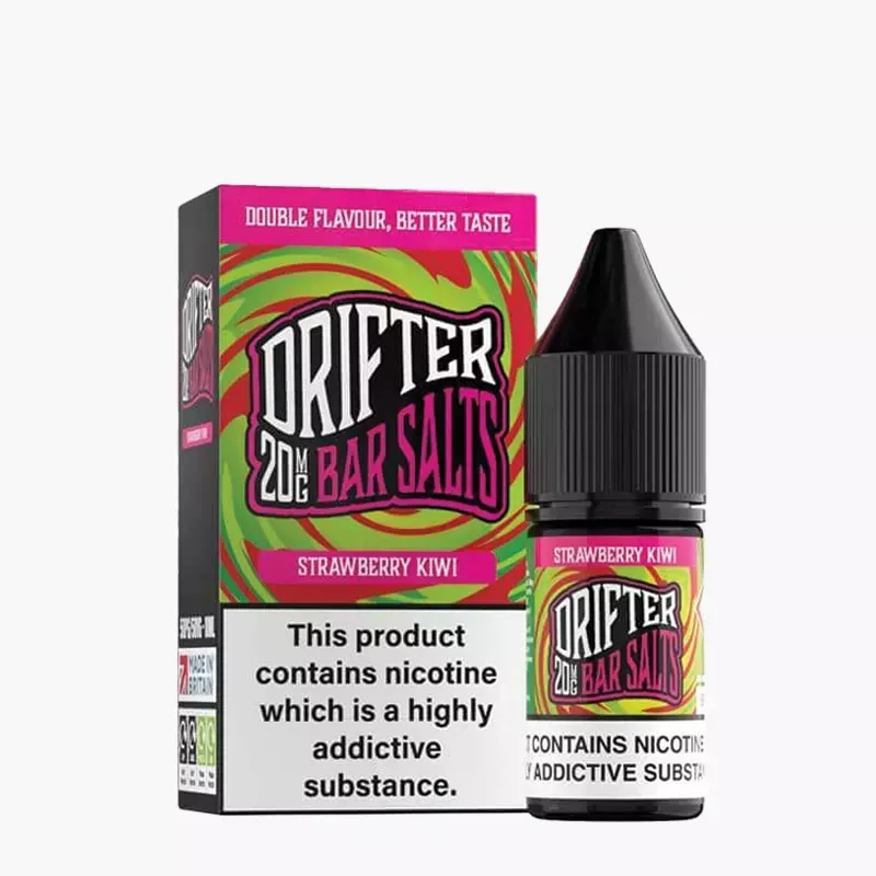 DRIFTER Bar Salts Strawberry Kiwi 10 ml krabica – jahoda a kivi