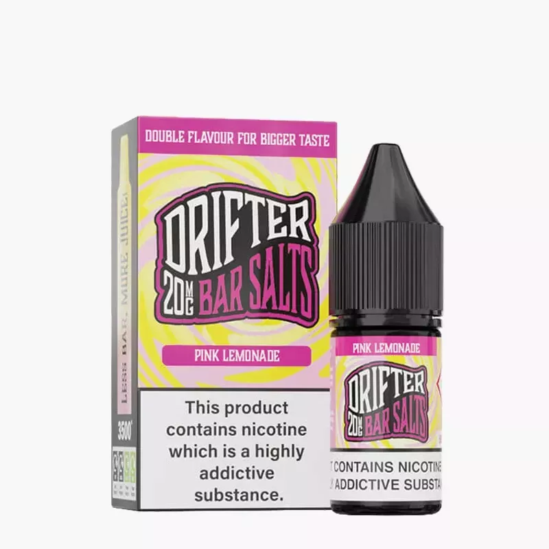 DRIFTER Bar Salts Pink Lemonade 10 ml krabica – ružová limonáda