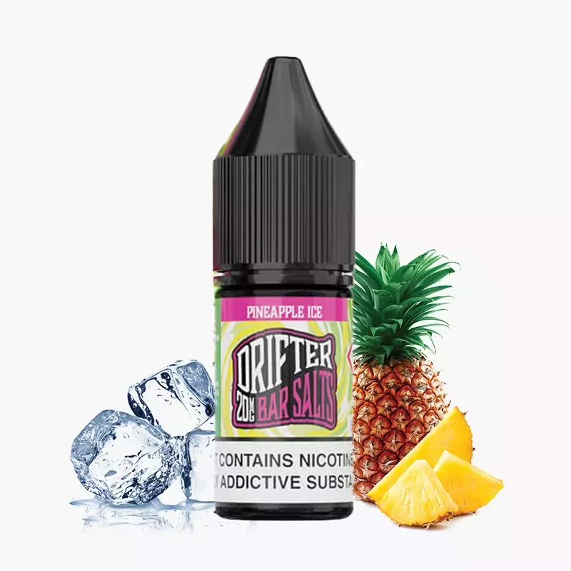 DRIFTER Bar Salts Pineapple Ice 10 ml fľaša – ananás s ľadom