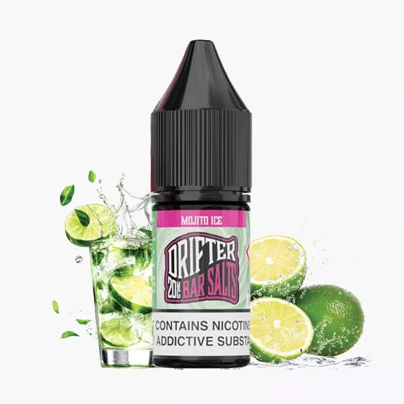 DRIFTER Bar Salts Mojito Ice 10 ml fľaša – mojito s ľadom