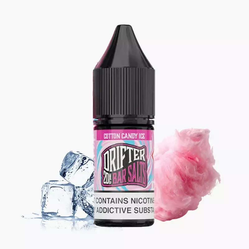 DRIFTER Bar Salts Cotton Candy Ice 10 ml fľaša – cukrová vata s ľadom