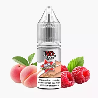 IVG Favourite Bar Salts White Peach Raspberry 10 ml fľaša – biela broskyňa a malina
