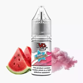 IVG Favourite Bar Salts Watermelon Cotton Candy 10 ml fľaša – melón a cukrová vata