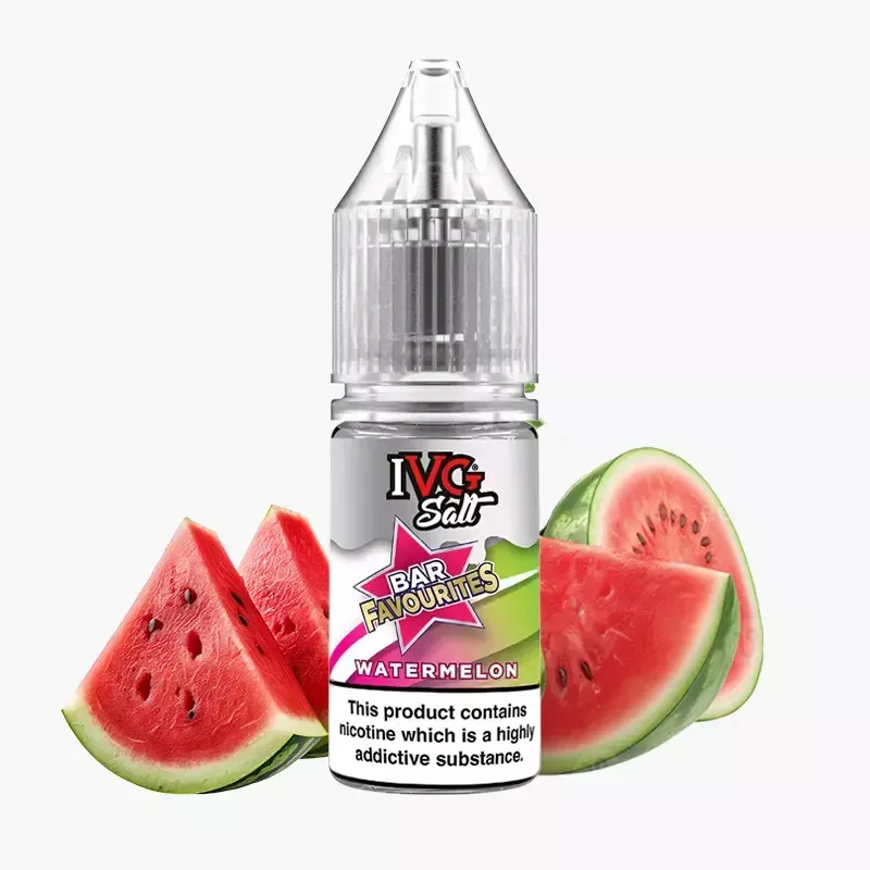 IVG Favourite Bar Salts Watermelon 10 ml fľaša – melón