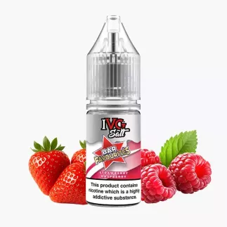 IVG Favourite Bar Salts Strawberry Raspberry 10 ml fľaša – jahoda a malina