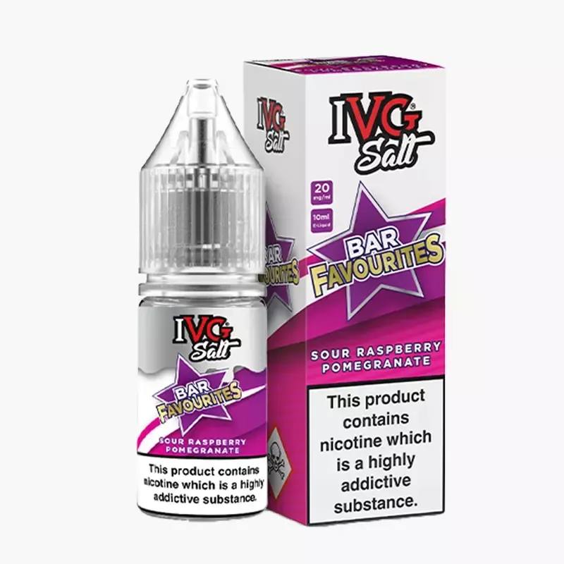 IVG Favourite Bar Salts Red Rush Ice 10 ml krabica – červené ovocie s ľadom