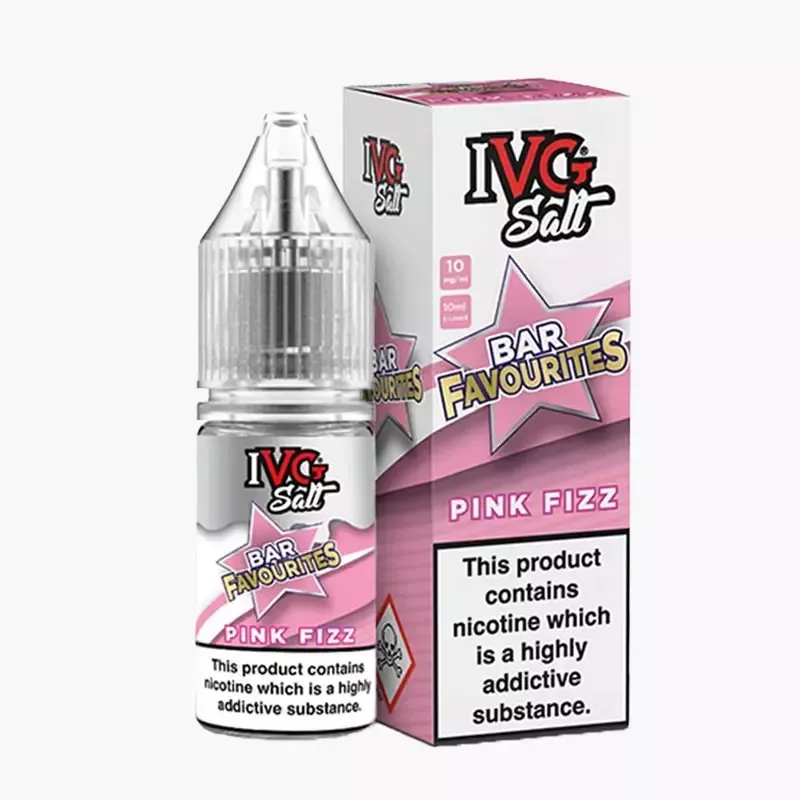 IVG Favourite Bar Salts Pink Fizz 10 ml krabica – ružové šumivé ovocie