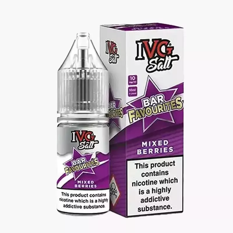 IVG Favourite Bar Salts Mixed Berries 10 ml krabica – zmiešané lesné ovocie