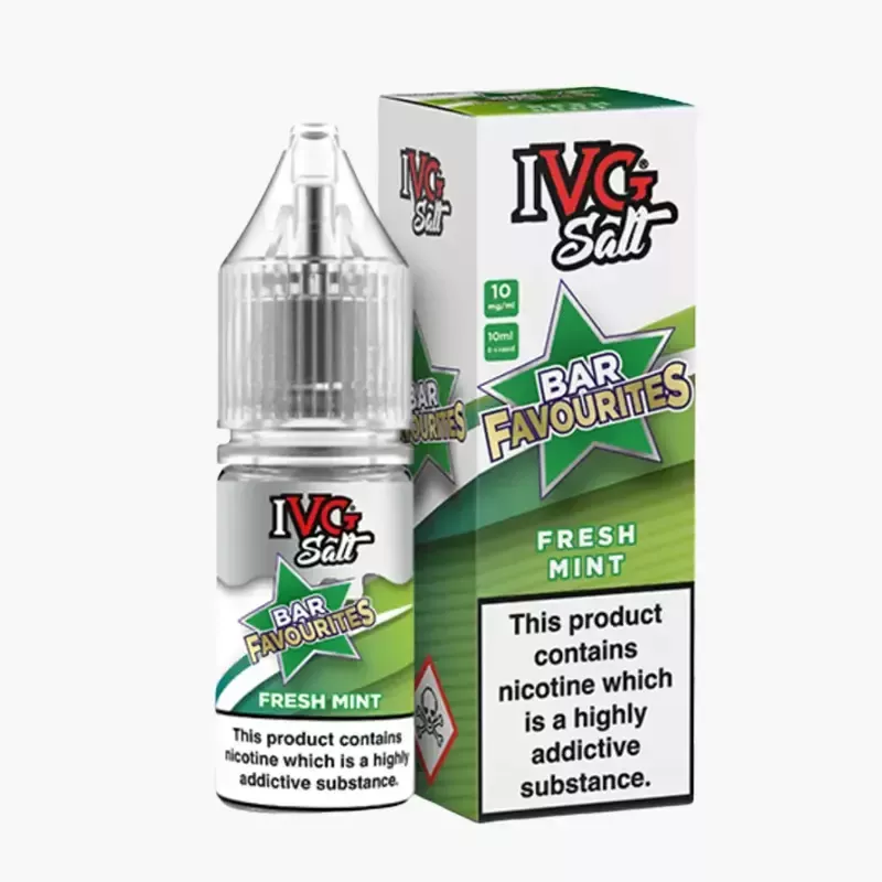 IVG Favourite Bar Salts Fresh Mint 10 ml krabica – čerstvá mäta