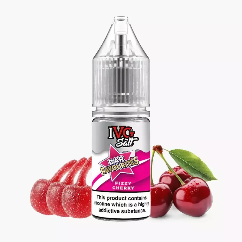 IVG Favourite Bar Salts Fizzy Cherry 10 ml fľaša – šumivá čerešňa