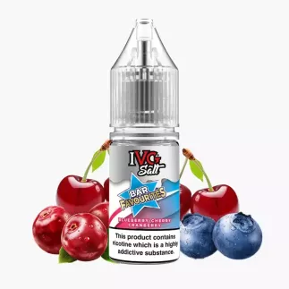 IVG Favourite Bar Salts Blueberry Cherry Cranberry 10 ml fľaša – čučoriedka, čerešňa a brusnica