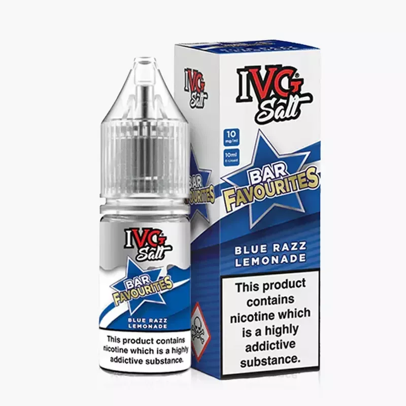 IVG Favourite Bar Salts Blue Razz Lemonade 10 ml krabica – modrá malina a limonáda