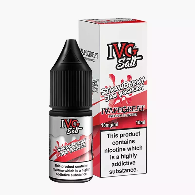 IVG Salts Strawberry Jam Yoghurt 10 ml krabica – jahodový džem a jogurt