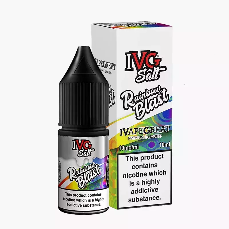 IVG Salts Rainbow Blast 10 ml krabica – ovocné cukríky