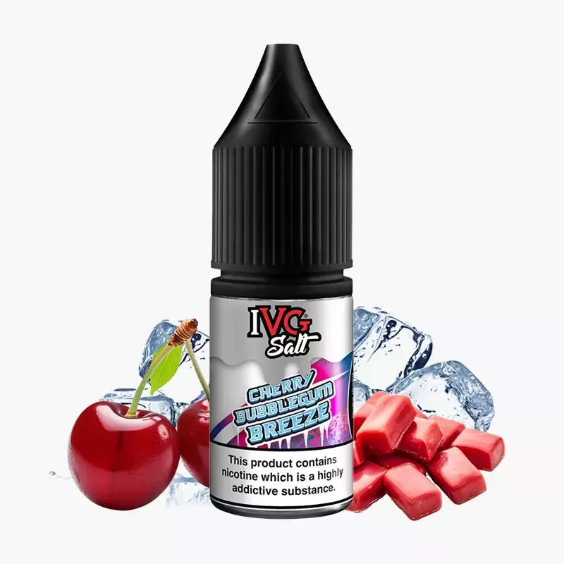 IVG Salts Cherry Bubblegum Breeze 10 ml fľaša – čerešňová žuvačka