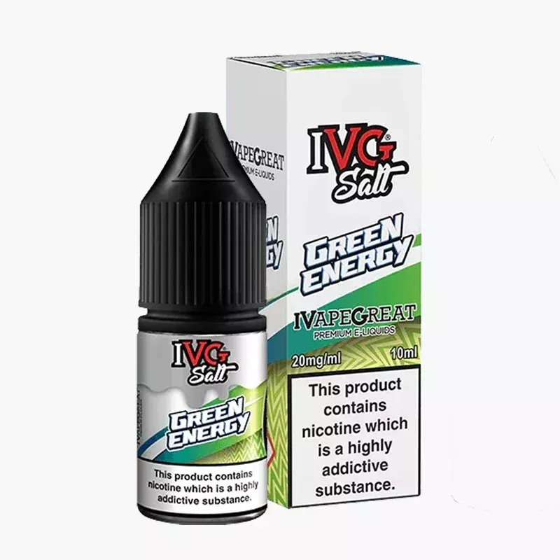 IVG Salts Green Energy 10 ml krabica – energetický nápoj