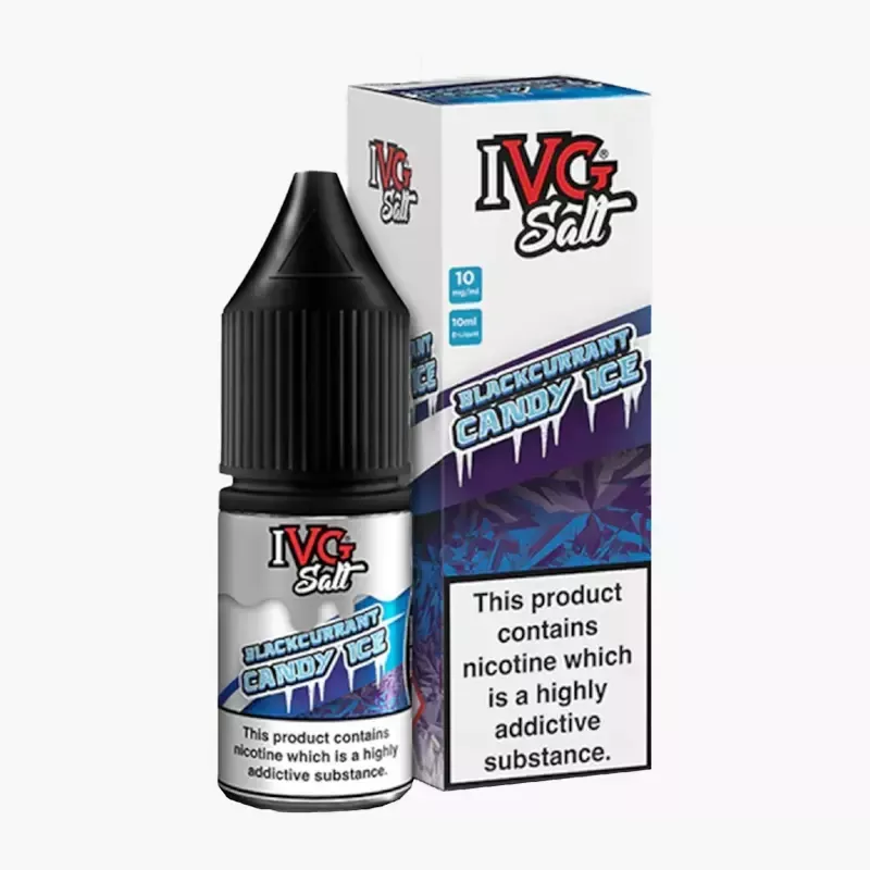 IVG Salts Blackcurrant Candy Ice 10 ml krabica – čierna ríbezľa s ľadom