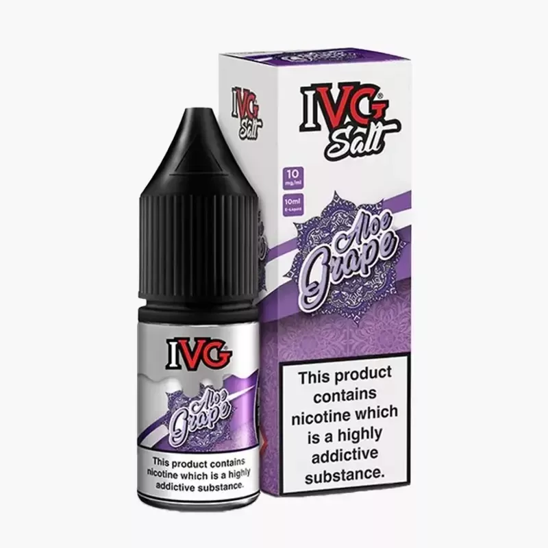 IVG Salts Aloe Grape 10 ml krabica – aloe vera a hrozno